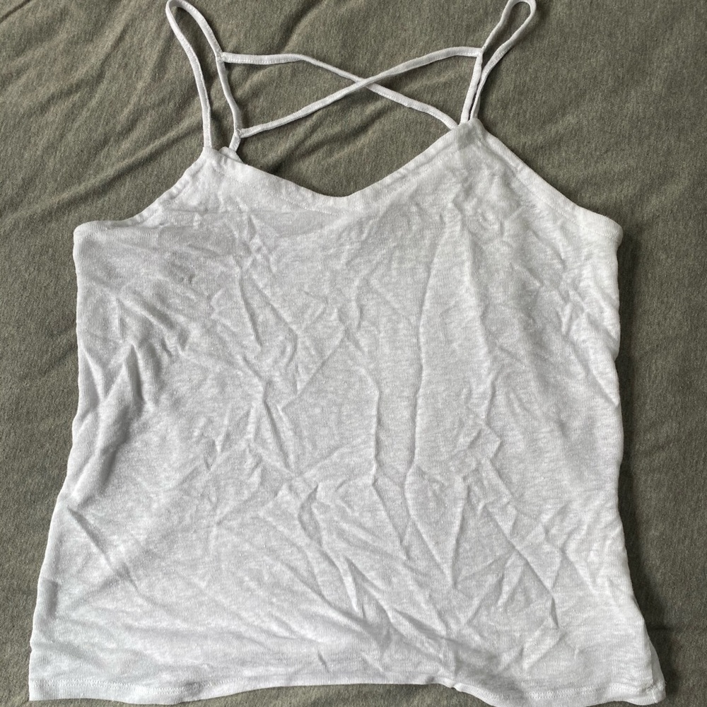White tank top